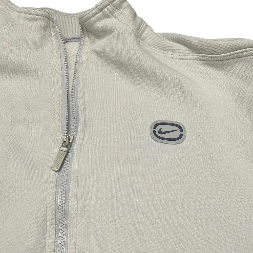 Vintage Nike Grey Tag Heavyweight Full Zip Embroidered Spell Out Size Large - Picture 5 of 6